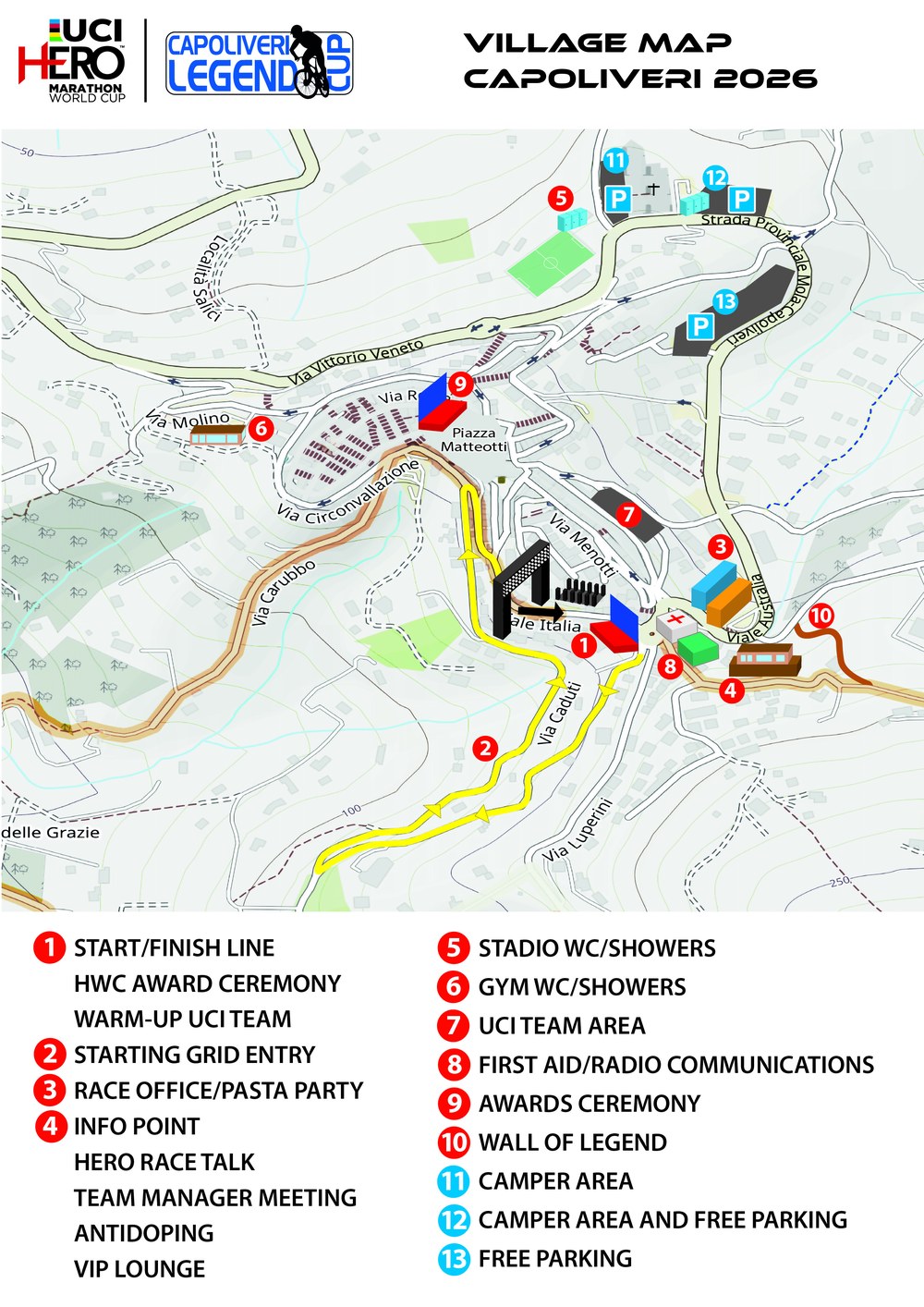 capoliveri village map